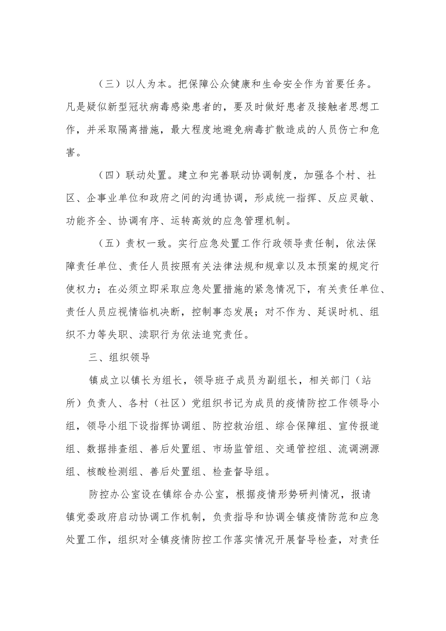 XX镇常态化疫情防控工作方案.docx_第2页