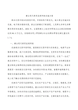 健全现代商贸流通网络实施方案.docx