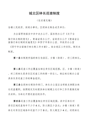 城北区林长巡查制度.docx