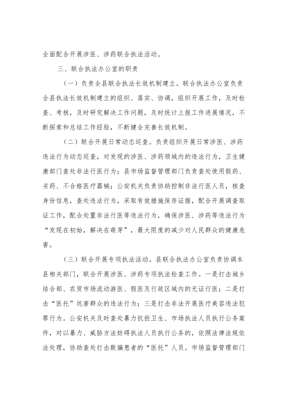 XX县医疗卫生行业综合监管联合执法长效机制.docx_第2页