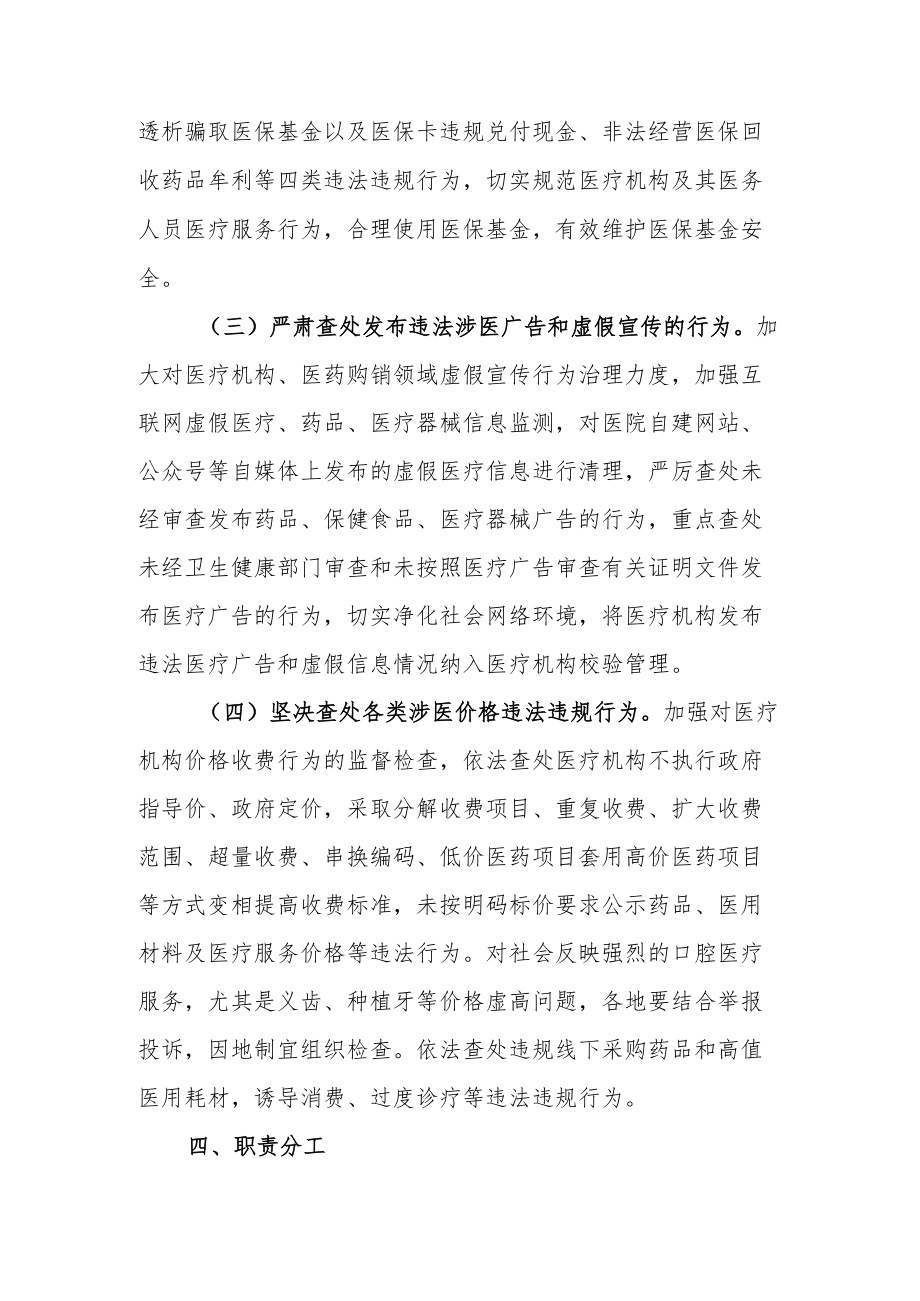 XX县医疗乱象专项治理行动工作方案.docx_第3页