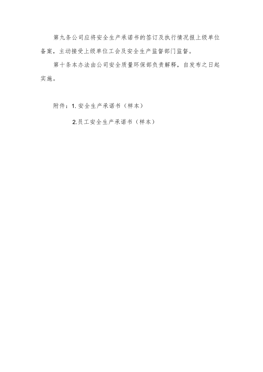 2022《公司安全生产承诺管理办法》.docx_第3页