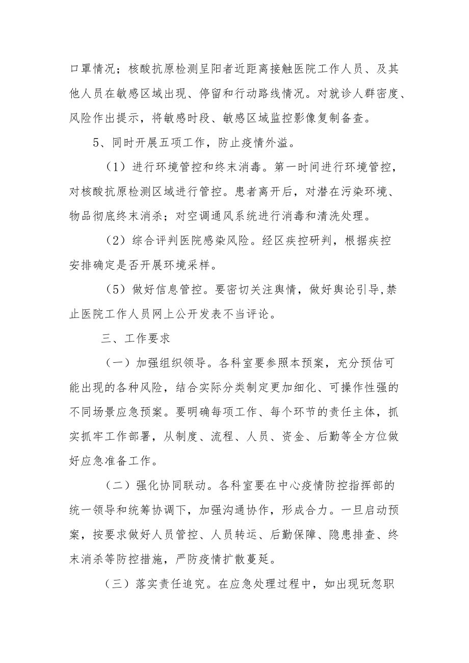 卫生院核酸抗原检测呈阳病例应急预案.docx_第3页