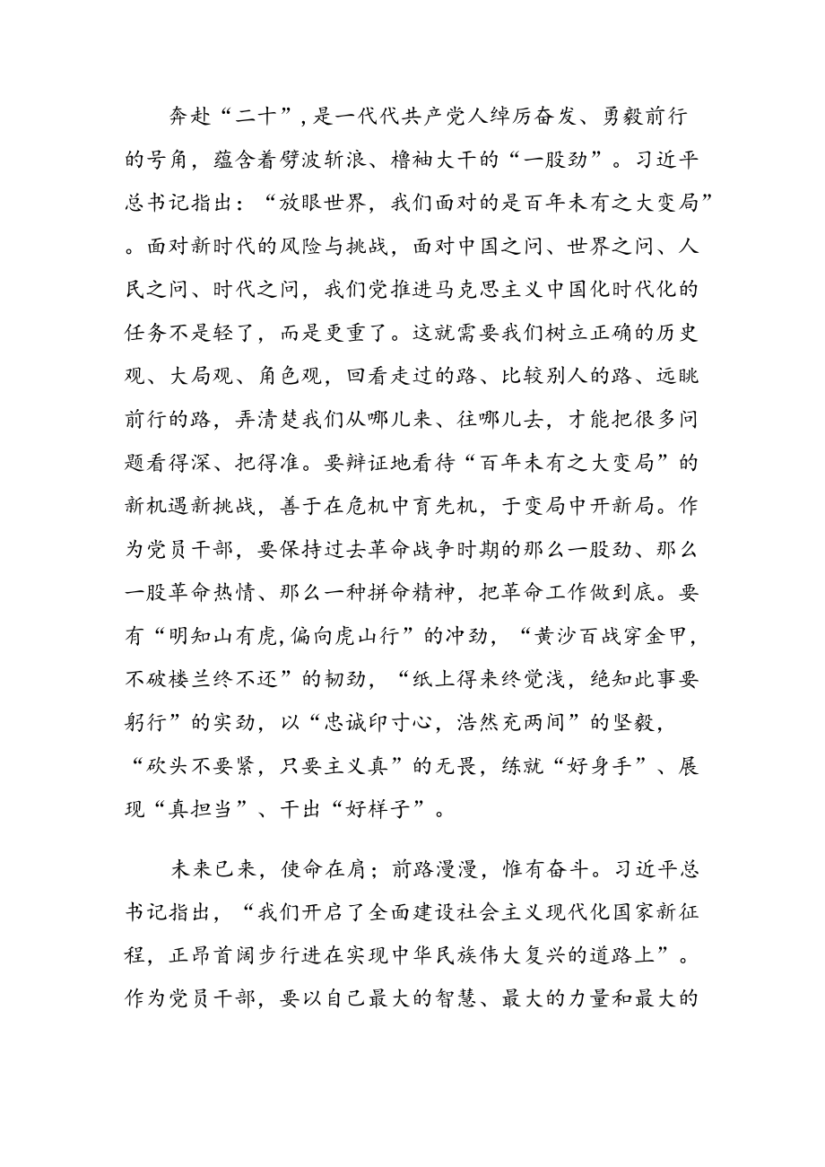 喜迎二十大心得体会精选（二篇）.docx_第3页