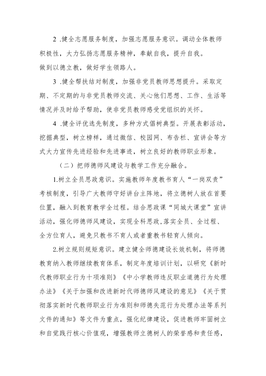 学校2022年师德师风专项规划.docx_第2页