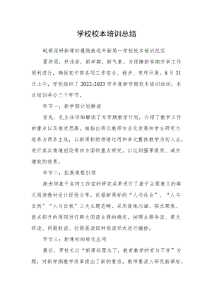 学校校本培训总结.docx