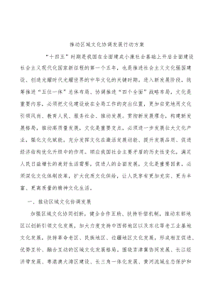 推动区域文化协调发展行动方案.docx