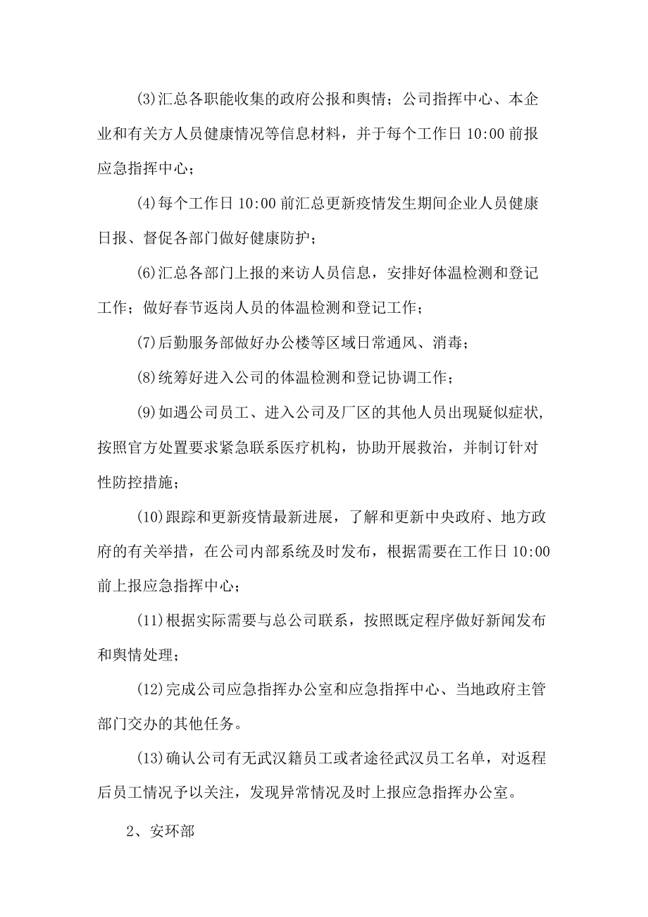 某某公司疫情防控应急预案.docx_第2页