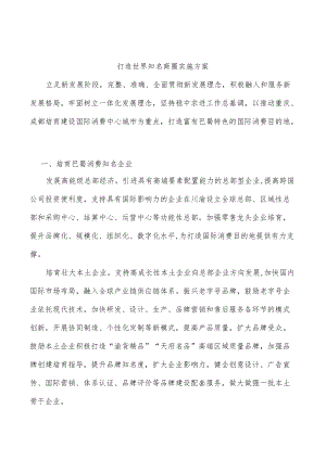 打造世界知名商圈实施方案.docx