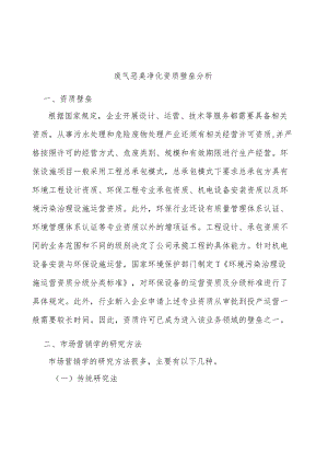 废气恶臭净化资质壁垒分析.docx