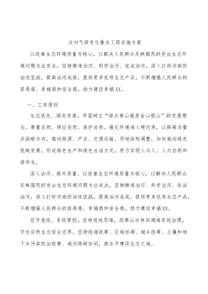 应对气候变化重点工程实施方案.docx