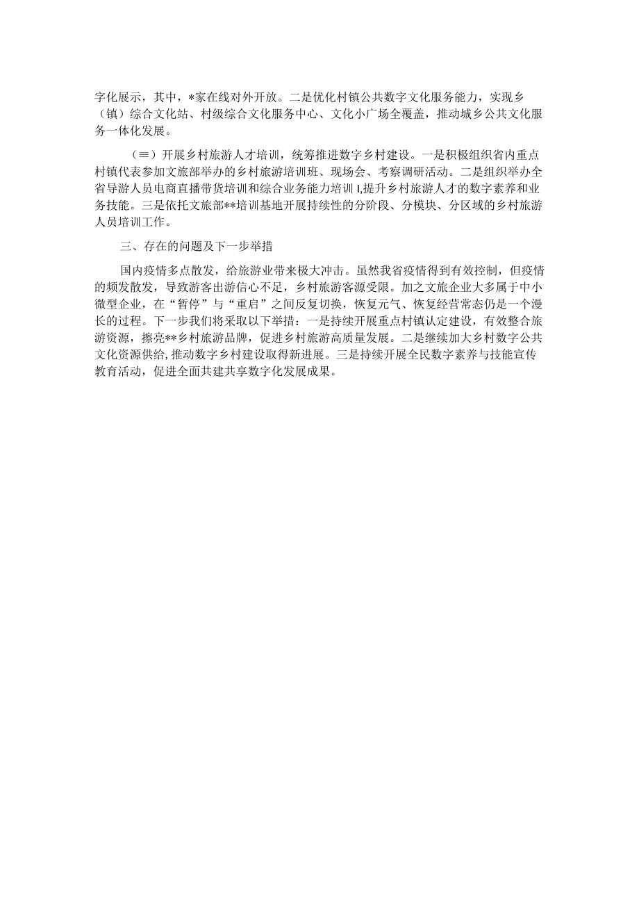 关于2022年度数字乡村发展和数字素养提升工作情况的总结.docx_第2页