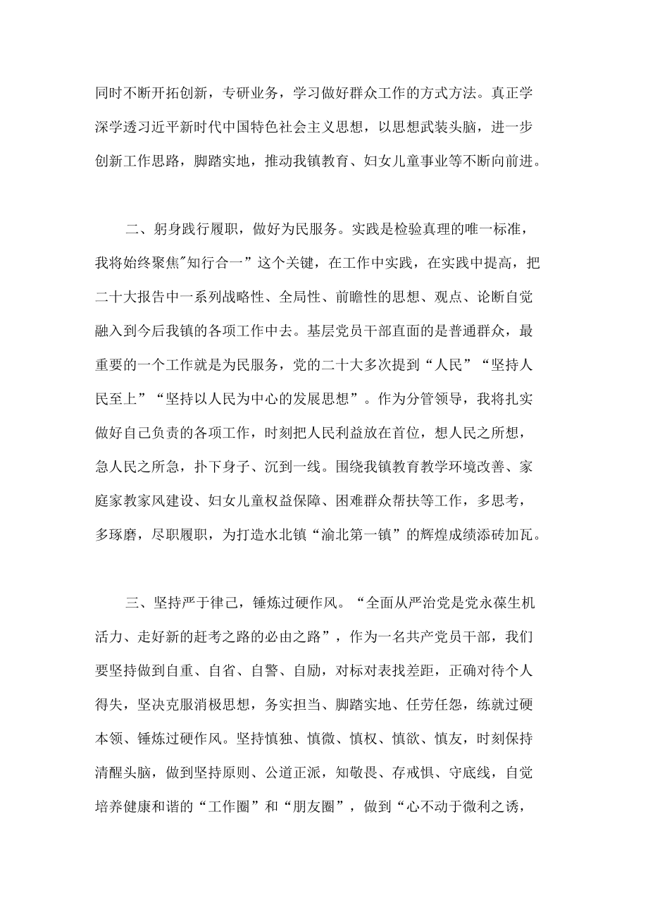 副镇长学习二十大报告心得体会.docx_第2页