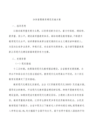 加快智慧教育建设实施方案.docx