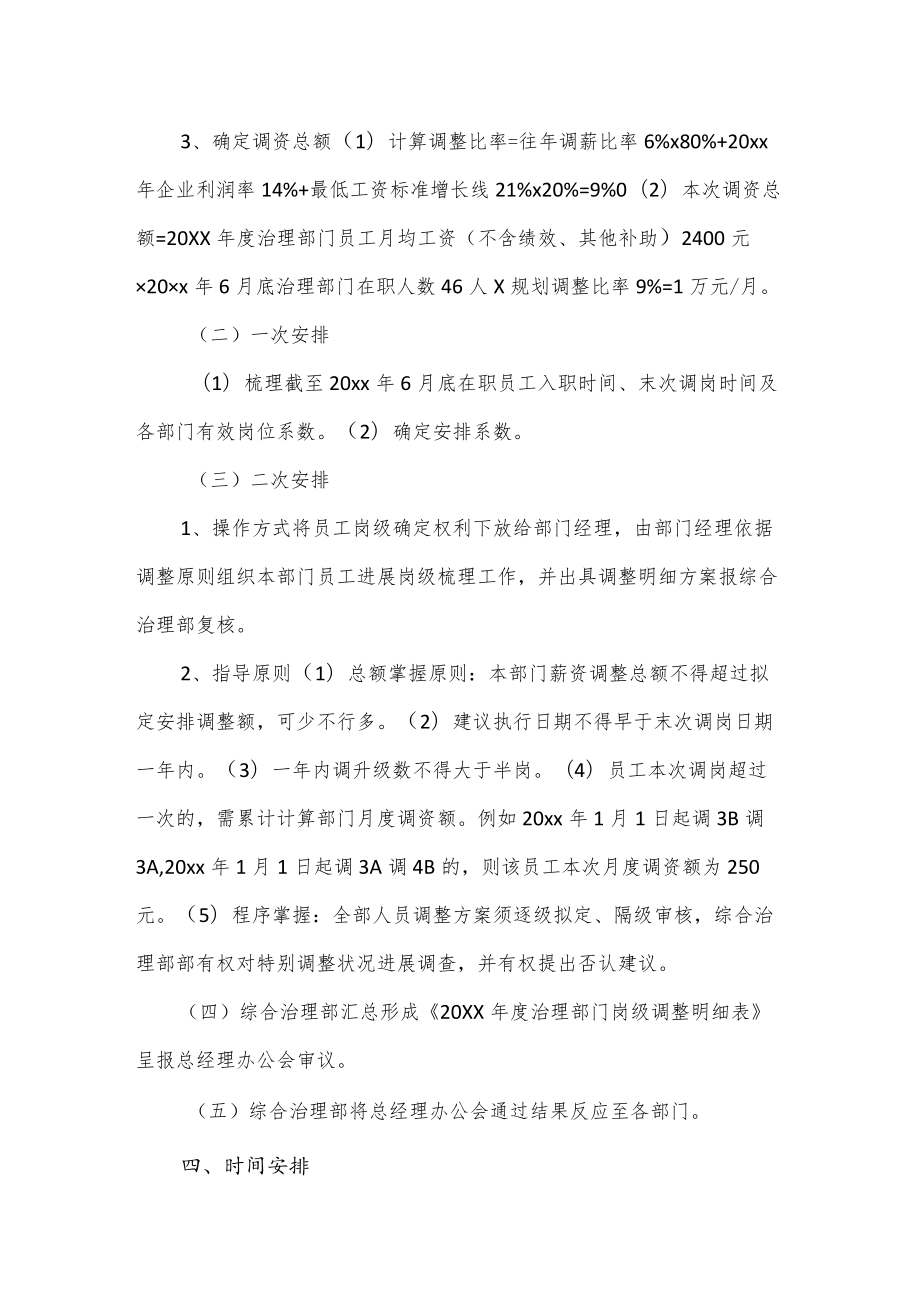 公司单位工资调整方案.docx_第2页