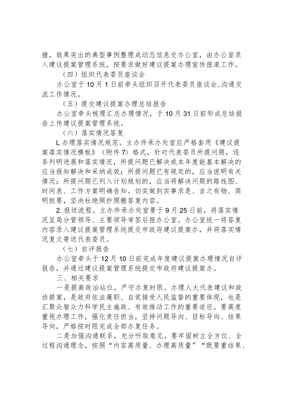 商务局2022年度承办市人大政协建议提案办理工作方案.docx_第3页