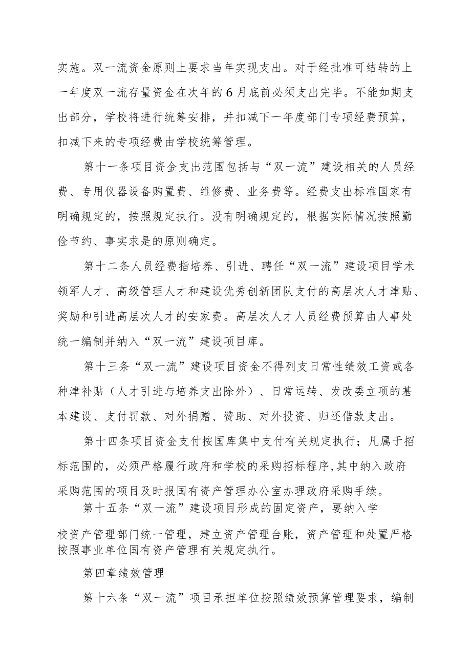 大学“双一流”建设项目资金管理办法.docx_第3页