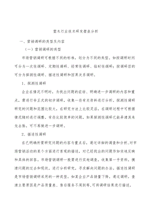 塑木行业技术研发壁垒分析.docx