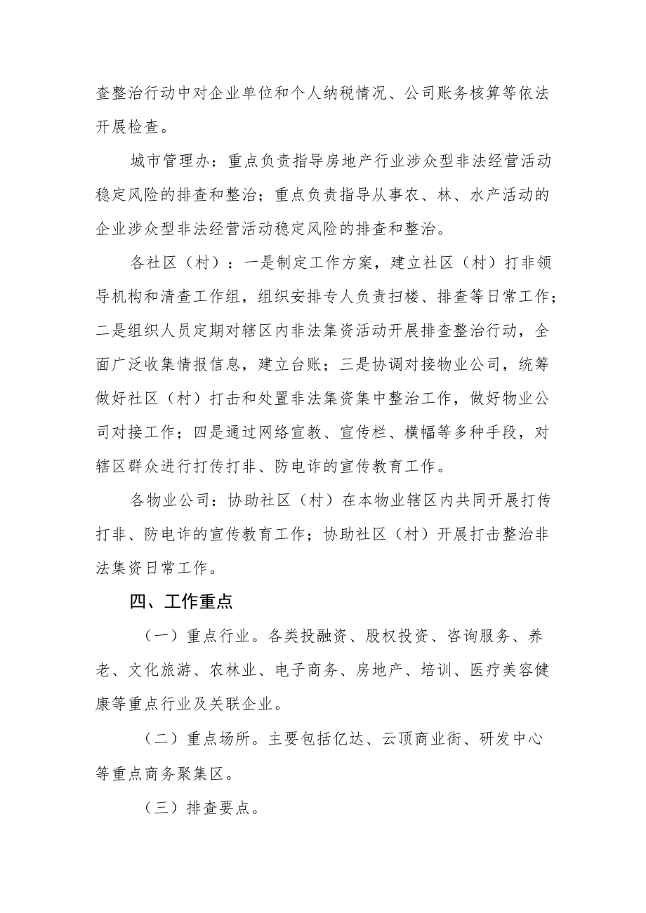 打击和处置非法集资工作方案.docx_第3页