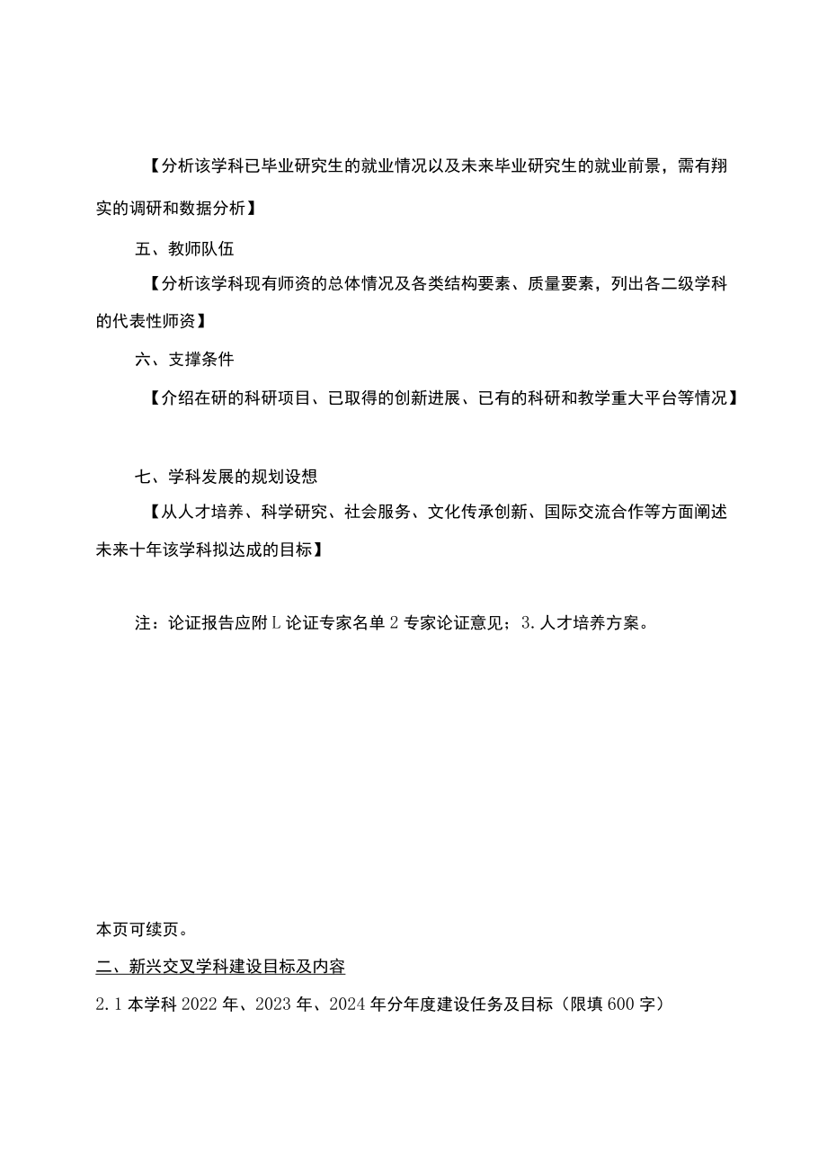 安徽省高校新兴交叉高峰培育学科建设申请书.docx_第3页