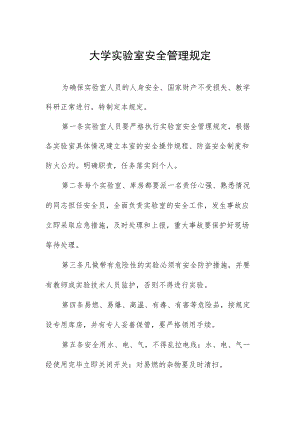 大学实验室安全管理规定.docx