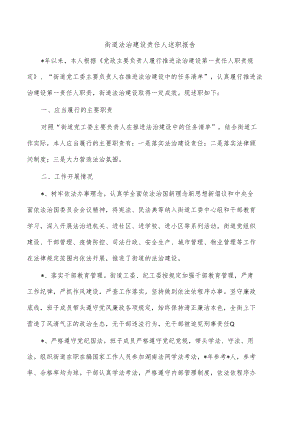 街道法治建设责任人述职报告.docx