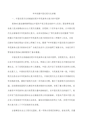 牢牢把握中国式现代化讲稿.docx