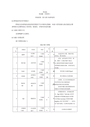 跨境电商零售出口退货监管服务平台统一接入接口标准说明、企业数据交换接口报文规范、业务字典.docx