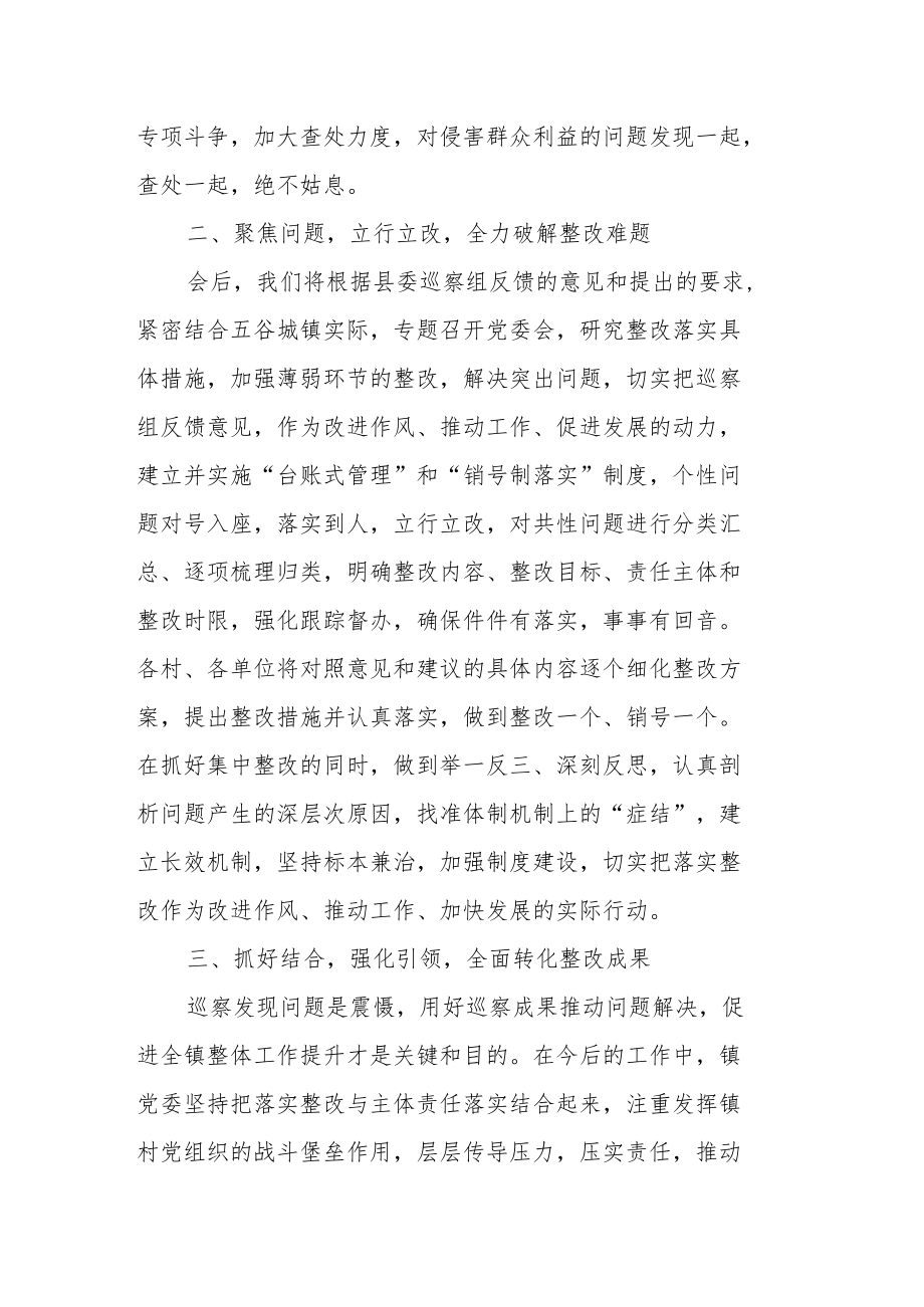 镇党委书记在巡察情况反馈会议上的表态发言.docx_第3页