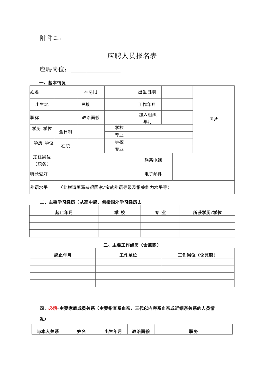 附件二：应聘人员报名表docx.docx_第1页