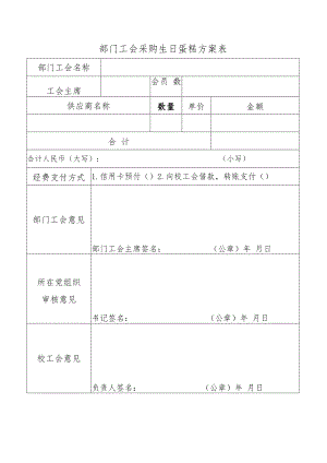 部门工会采购生日蛋糕方案表.docx