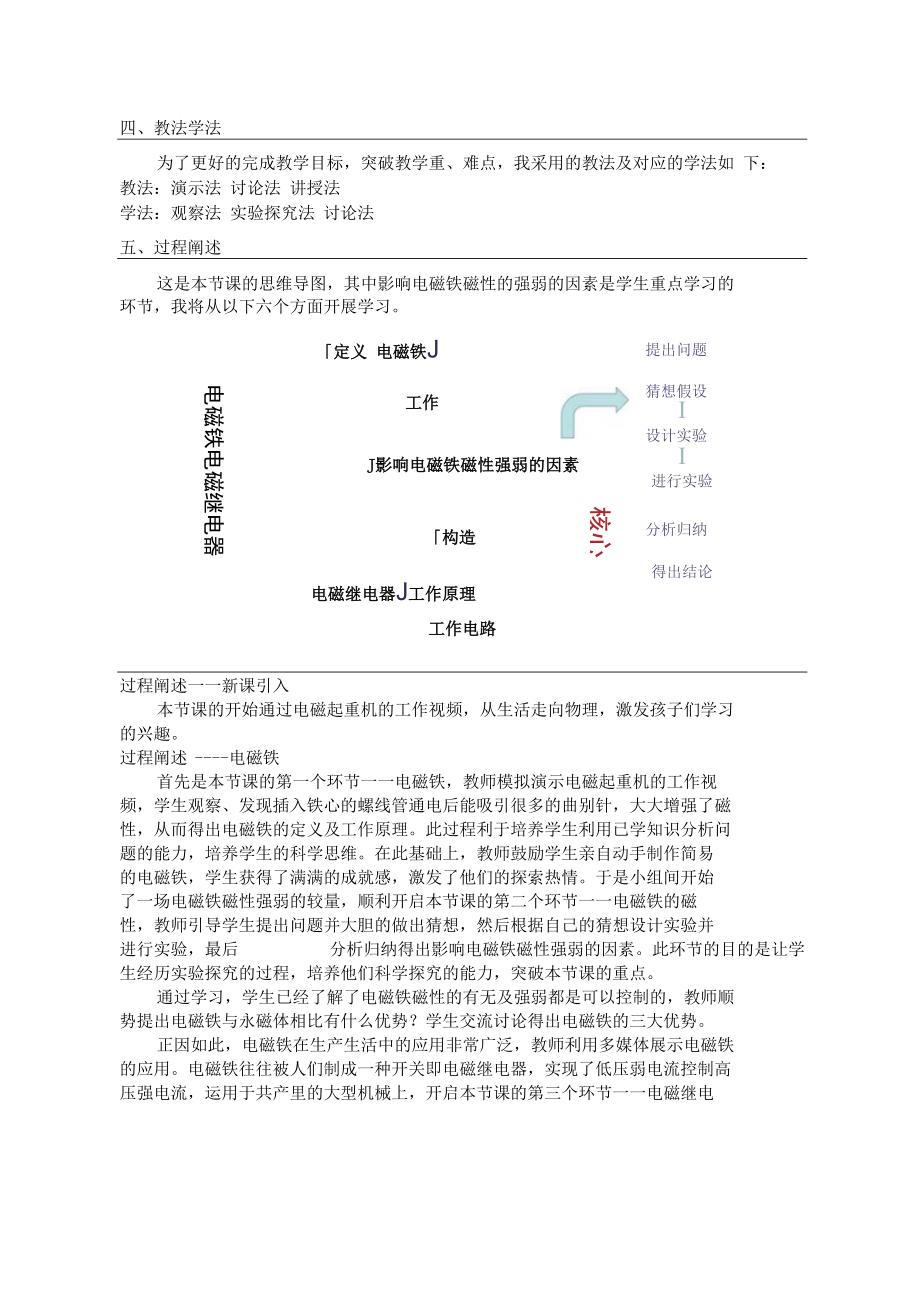 电磁铁 电磁继电器说课稿.docx_第2页