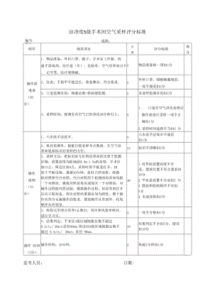 百级空气采样评分标准.docx