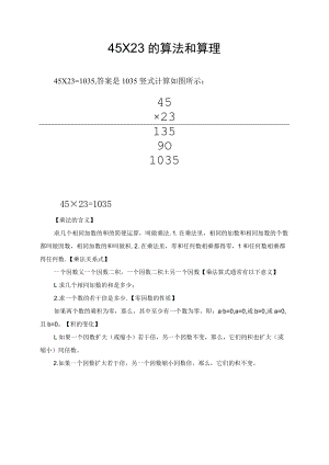 45×23的算法和算理.docx