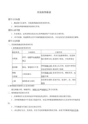 学案其他植物激素.docx