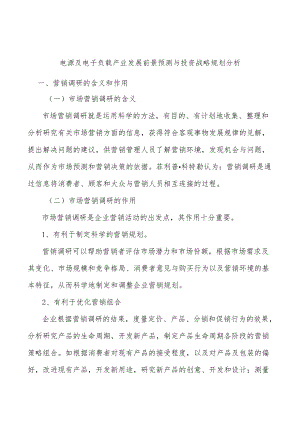 电源及电子负载产业发展前景预测与投资战略规划分析.docx