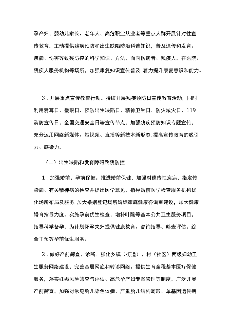 高新区残疾预防行动计划.docx_第2页