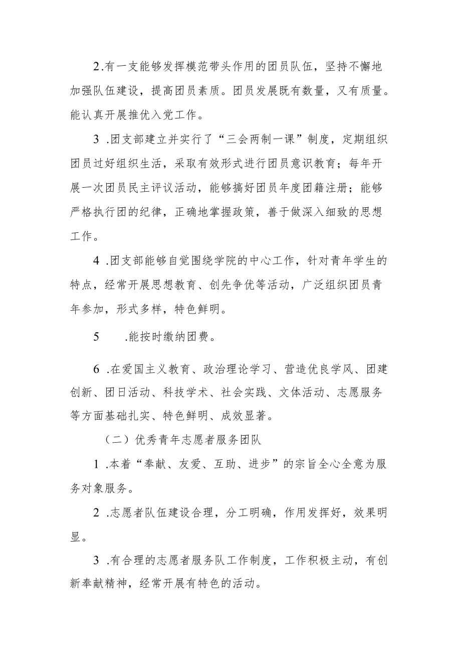 学院团委关于评选表彰先进集体和个人的办法.docx_第2页