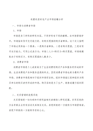 起重机密封包产业市场前瞻分析.docx