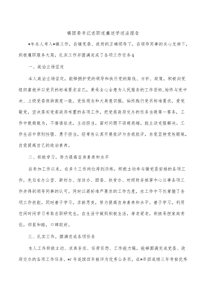 镇团委书记述职述廉述学述法报告.docx