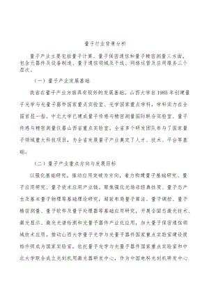 量子行业背景分析.docx