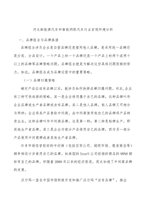 河北新能源汽车和智能网联汽车行业宏观环境分析.docx