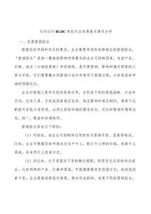 运动出行BLDC电机行业发展基本情况分析.docx