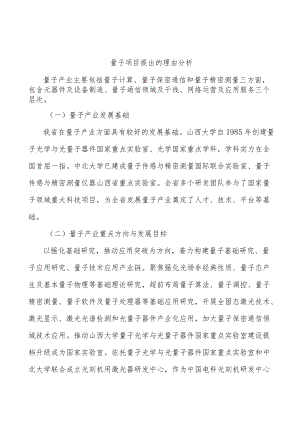 量子项目提出的理由分析.docx