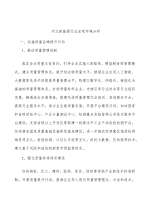 河北新能源行业宏观环境分析.docx