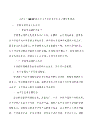 运动出行BLDC电机行业投资价值分析及发展前景预测.docx