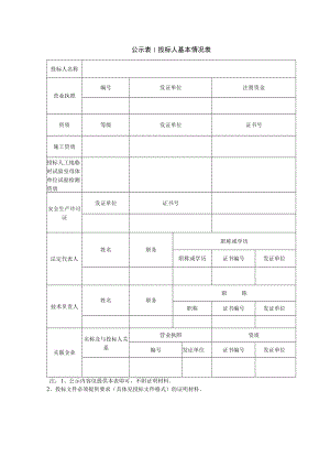 公示表1 投标人基本情况表.docx