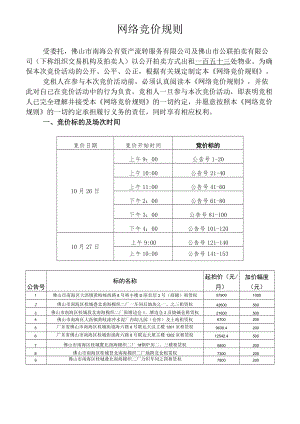 《股权竞价规则》.docx