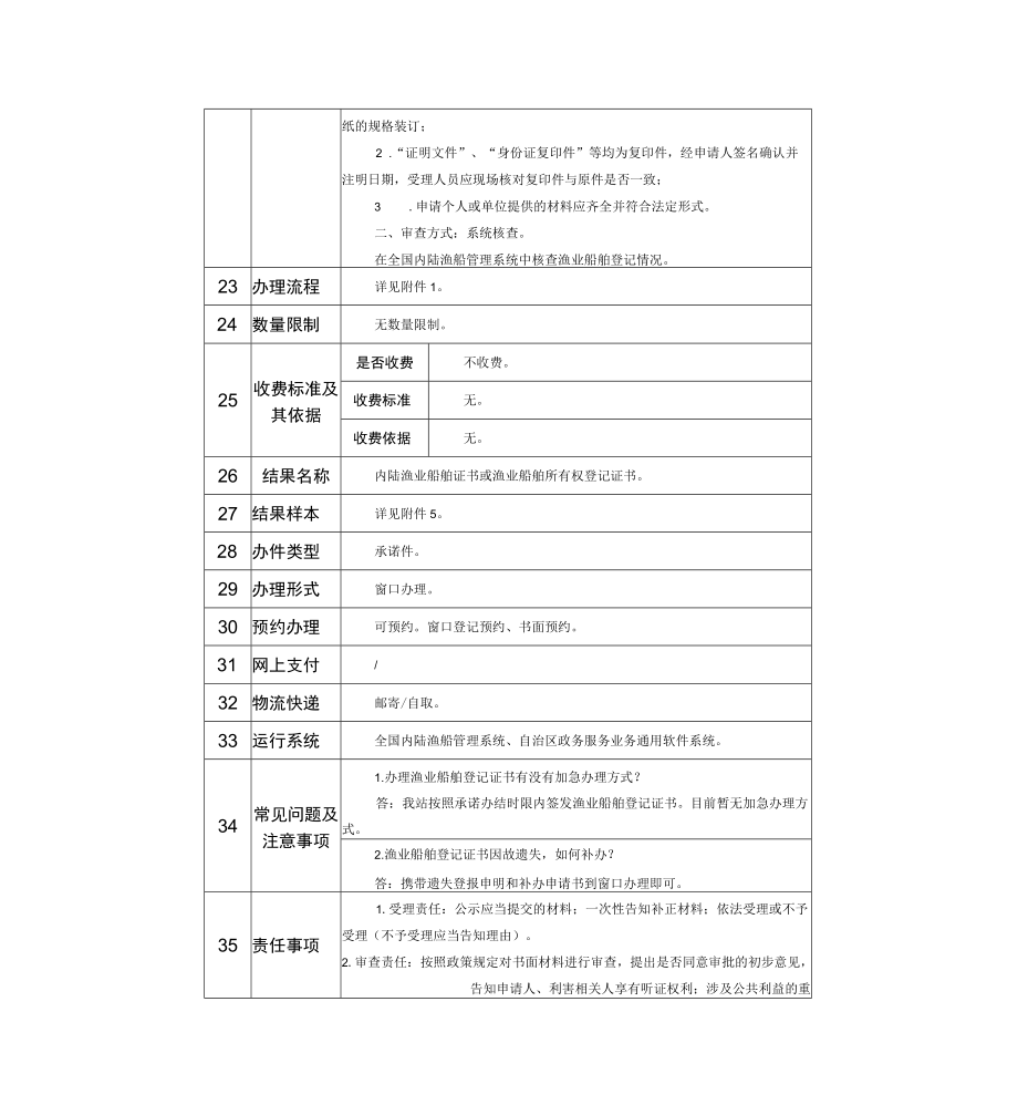 行政权力事项实施清单渔业船舶登记——渔业船舶所有权登记.docx_第3页