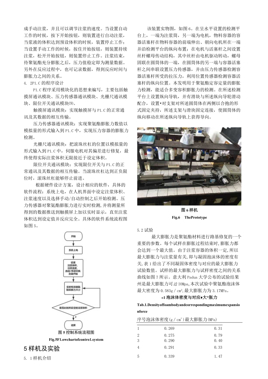 聚氨酯膨胀力检测装置的设计与研制.docx_第3页